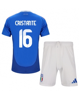 Italia Bryan Cristante #16 Maglia Gara Casa Repliche Europei 2024 Bambino